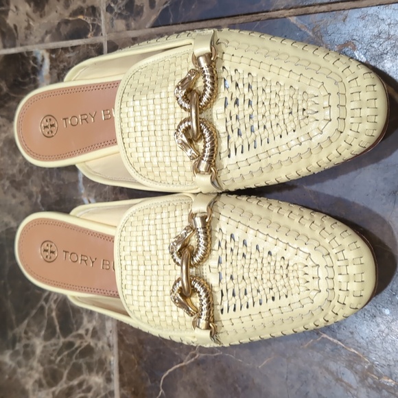 Tory Burch Woven Mules - Picture 2 of 5